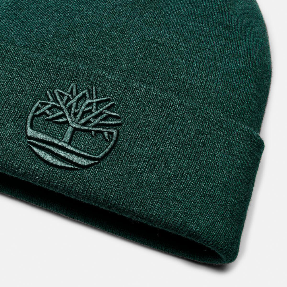 TIMBERLAND</br>Timberland 3D Embroidery Beanie A65HP-317 Ανδρικός Σκούφος Πράσινο