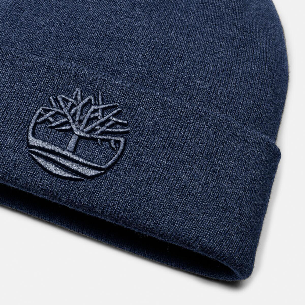 TIMBERLAND</br>Timberland 3D Embroidery Beanie A65HP-451 Ανδρικός Σκούφος Μπλε