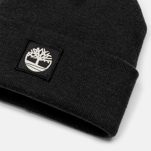 Timberland Tonal Patch Beanie A65JA-001 Ανδρικός Σκούφος Μαύρο