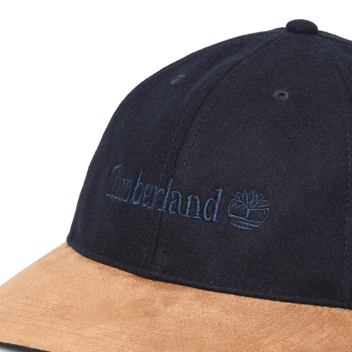 Timberland Wool Baseball Cap A65MT-451 Ανδρικό Καπέλο Μπλε/Κάμελ Μάλλινο
