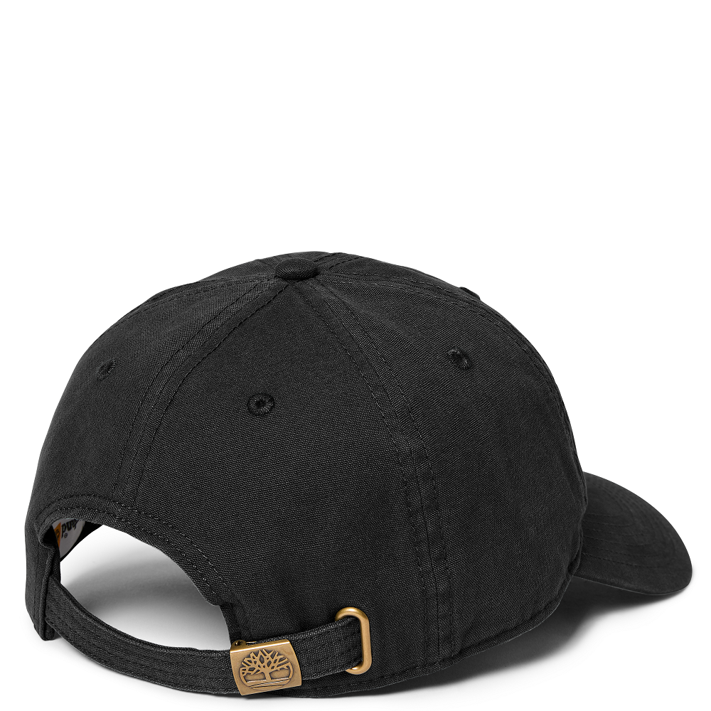TIMBERLAND</br>Timberland Cooper Hill Embroidered Cotton Baseball Cap A65QX-001 Ανδρικό Καπέλο Μαύρο
