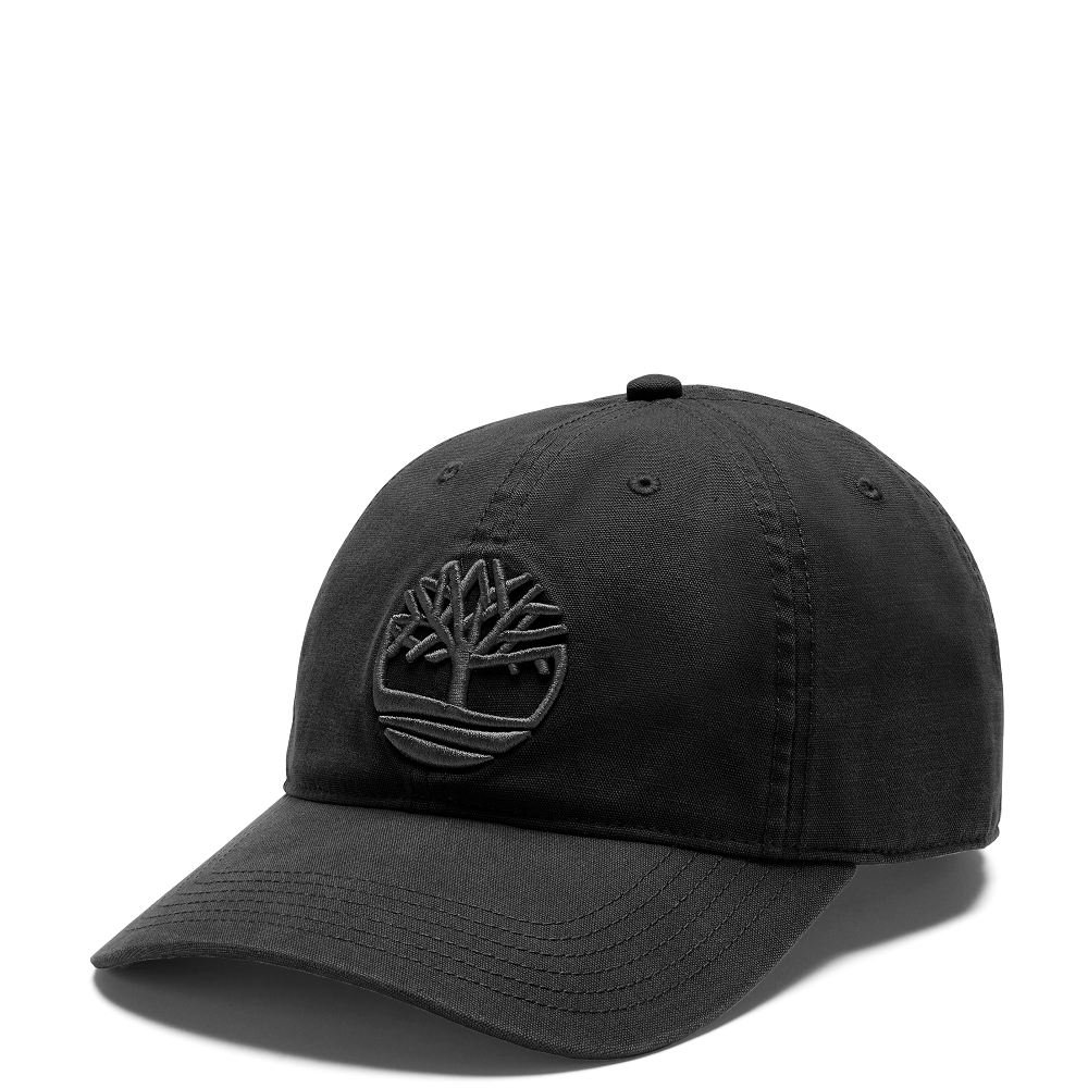 TIMBERLAND</br>Timberland Soundview Embroidered Cotton Baseball Cap A66BA-001 Ανδρικό Καπέλο Μαύρο
