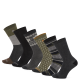 TIMBERLAND</br>Timberland 6Pack Giftable Crew Socks A68UA-052  Ανδρικές Κάλτσες Γκρι