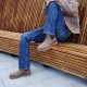 TIMBERLAND</br>Ανδρικά Μποτάκια Καφέ Δέρμα Nubuck Britton Road Mid Chelsea Boot A6A4W-EM5 Timberland