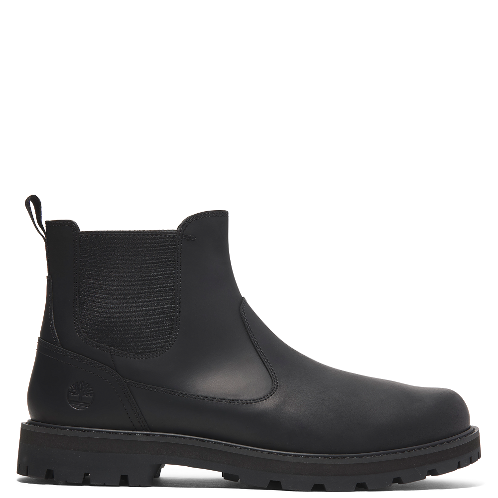 TIMBERLAND</br>Timberland Britton Road Mid Chelsea Boot A6A4W-W02 Ανδρικά Μποτάκια Μαύρο Δέρμα TIMBERLAND</br>Timberland Britton Road Mid Chelsea Boot A6A4W-W02 Ανδρικά Μποτάκια Μαύρο Δέρμα