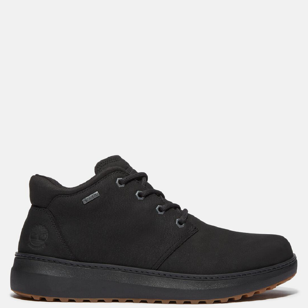 TIMBERLAND</br>Timberland Hudson Road Mid Lace Gore-Tex® Chukka A6A8N-W05 Ανδρικά Μποτάκια Μαύρο Nubuck Δέρμα TIMBERLAND</br>Timberland Hudson Road Mid Lace Gore-Tex® Chukka A6A8N-W05 Ανδρικά Μποτάκια Μαύρο Nubuck Δέρμα