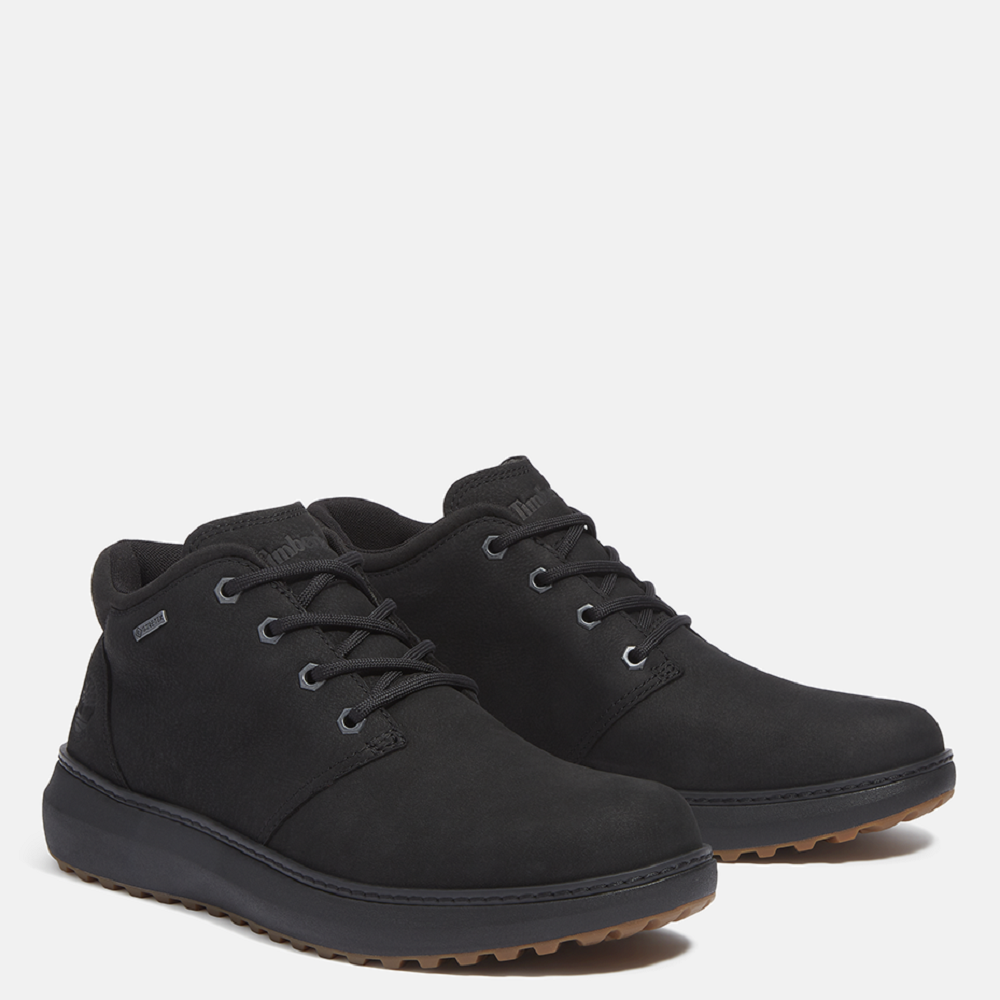TIMBERLAND</br>Timberland Hudson Road Mid Lace Gore-Tex® Chukka A6A8N-W05 Ανδρικά Μποτάκια Μαύρο Nubuck Δέρμα TIMBERLAND</br>Timberland Hudson Road Mid Lace Gore-Tex® Chukka A6A8N-W05 Ανδρικά Μποτάκια Μαύρο Nubuck Δέρμα