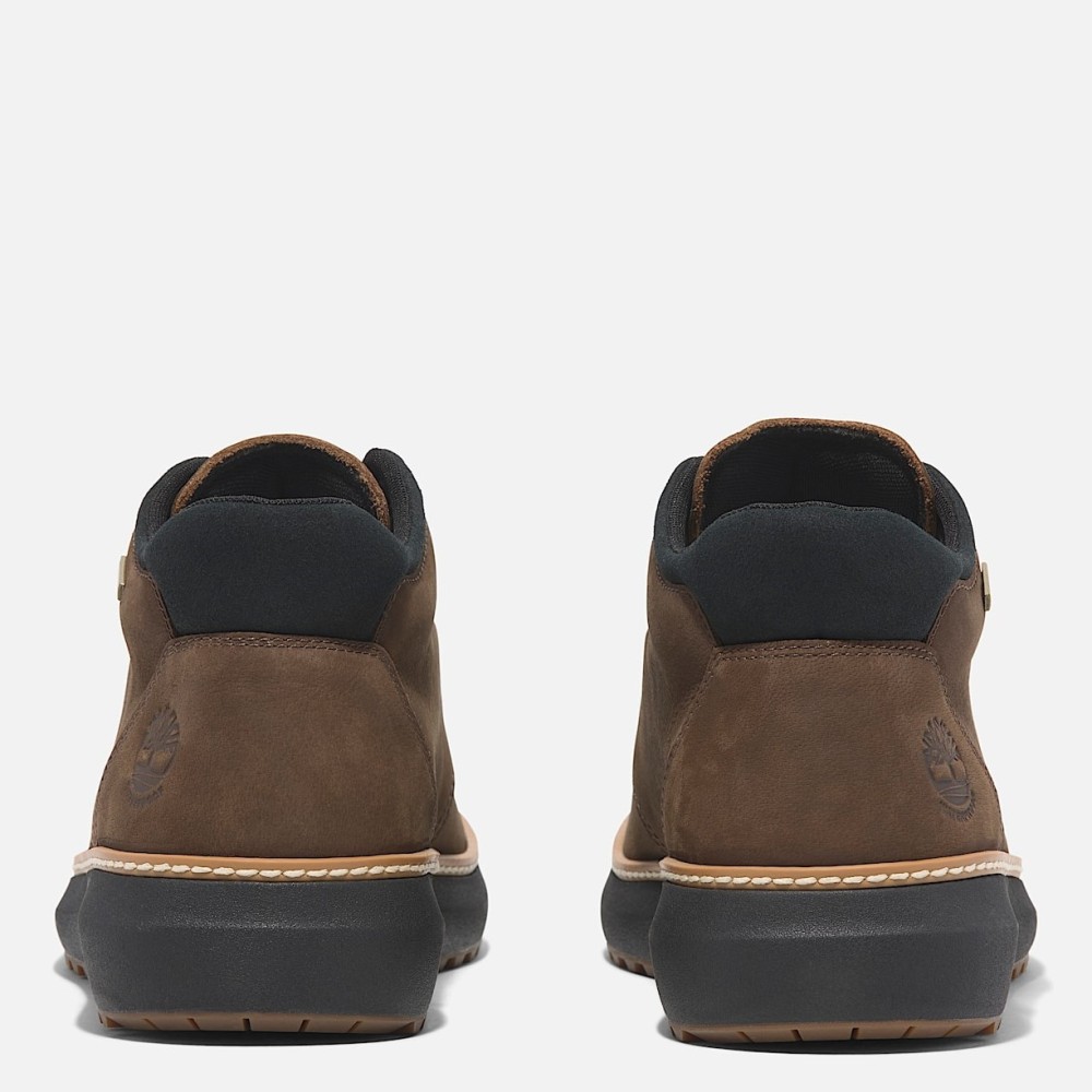 TIMBERLAND</br>Ανδρικά Μποτάκια Καφέ Δέρμα Nubuck Hudson Road Mid Lace Gore-Tex® Chukka A6A8N-W07 Timberland