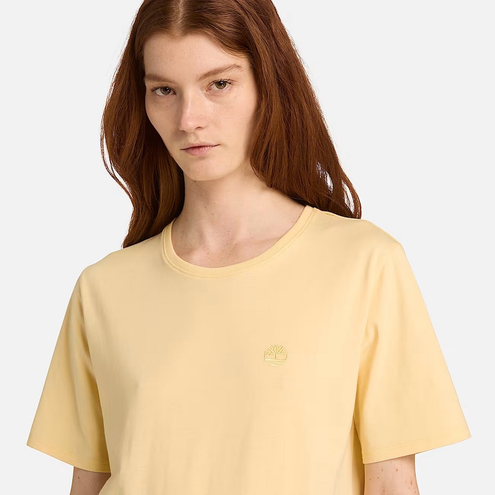 TIMBERLAND</br>Timberland SS Dunstan Regular Tee A6ATE-A7K Γυναικείο T-shirt Κίτρινο TIMBERLAND</br>Timberland SS Dunstan Regular Tee A6ATE-A7K Γυναικείο T-shirt Κίτρινο