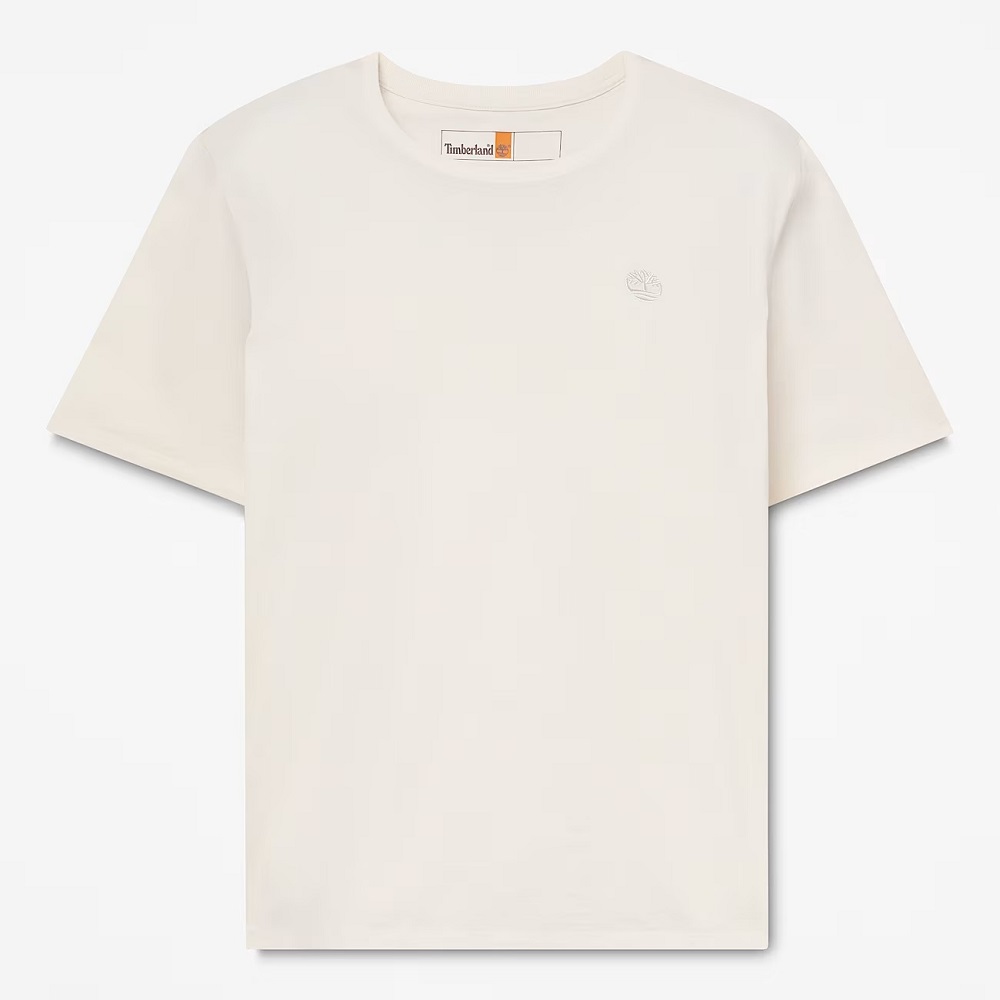 TIMBERLAND</br>Timberland SS Dunstan Regular Tee A6ATE-CM9 Γυναικείο T-shirt Εκρού TIMBERLAND</br>Timberland SS Dunstan Regular Tee A6ATE-CM9 Γυναικείο T-shirt Εκρού