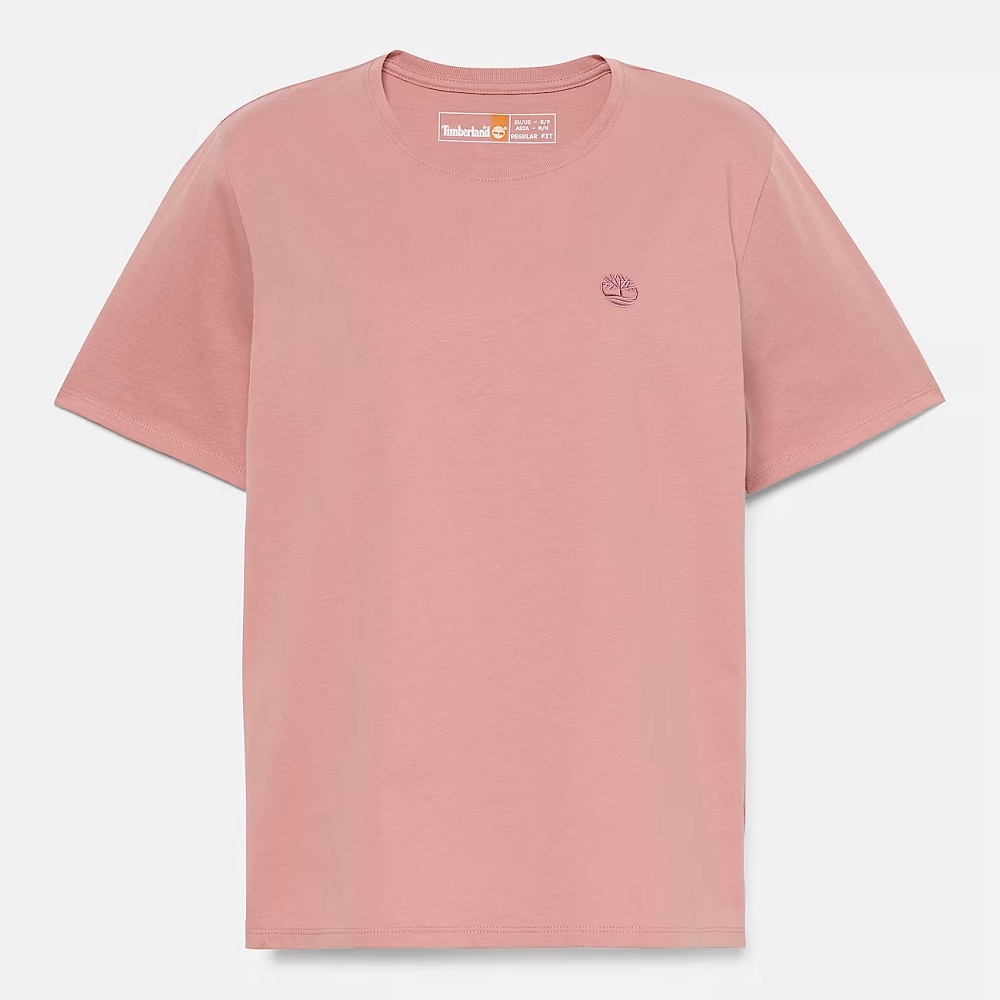 TIMBERLAND</br>Timberland SS Dunstan Regular Tee A6ATE-R85 Γυναικείο T-shirt Ροζ TIMBERLAND</br>Timberland SS Dunstan Regular Tee A6ATE-R85 Γυναικείο T-shirt Ροζ