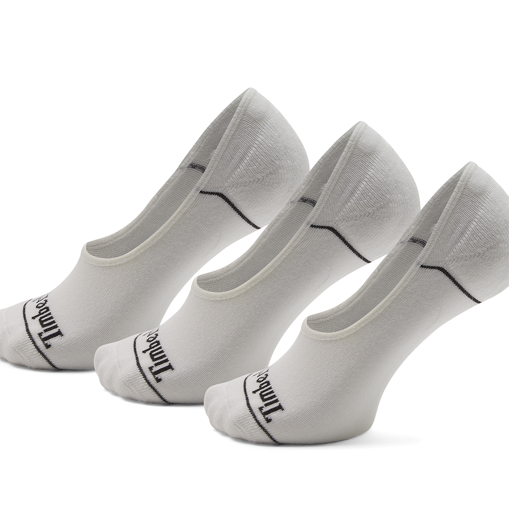 TIMBERLAND</br>Ανδρικές Κάλτσες Λευκό 3Pack Bowden Liner Socks A6B9F-100 Timberland
