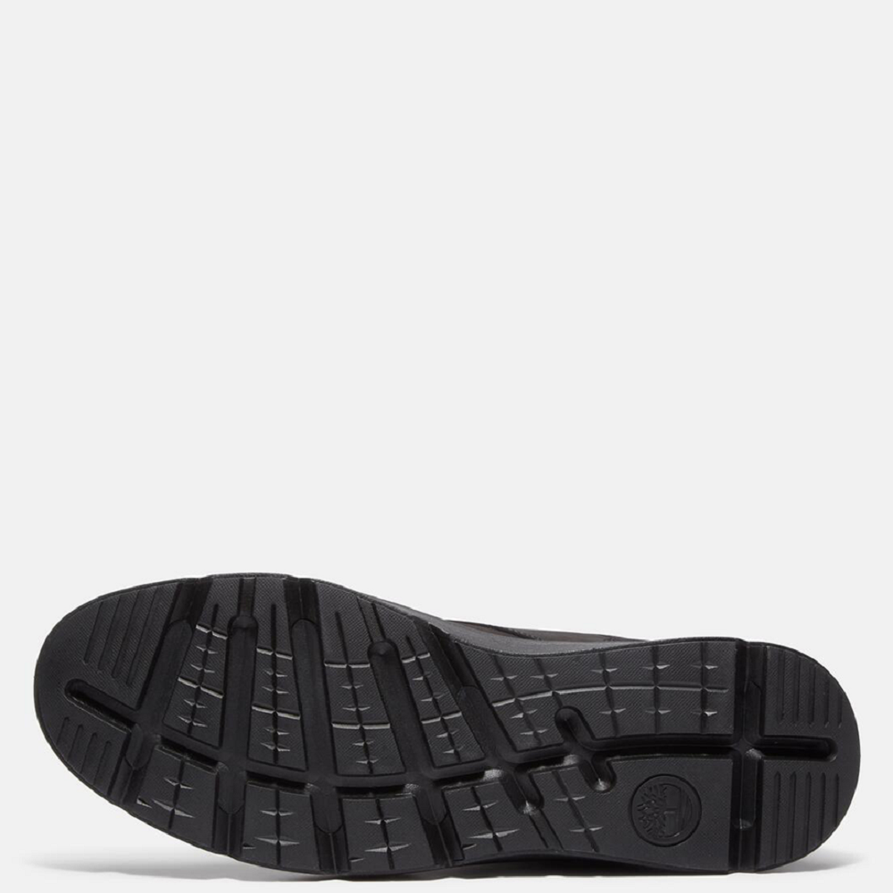 TIMBERLAND</br>Timberland Parker Street Mid Lace A6C7T-EL3 Ανδρικά Μποτάκια Μαύρο Nubuck Δέρμα