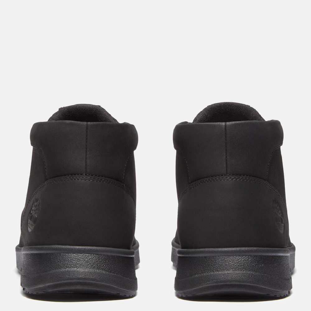 TIMBERLAND</br>Timberland Parker Street Mid Lace A6C7T-EL3 Ανδρικά Μποτάκια Μαύρο Nubuck Δέρμα
