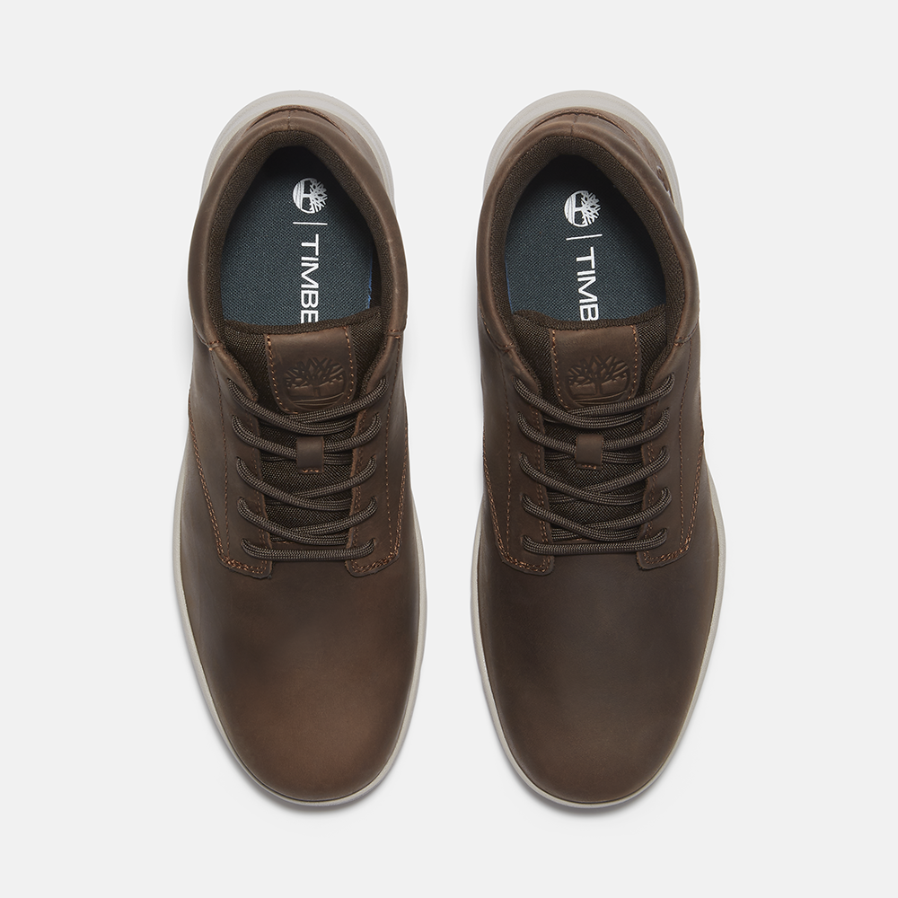 TIMBERLAND</br>Timberland Parker Street Mid Lace A6C7T-W01 Ανδρικά Μποτάκια Καφέ Δέρμα