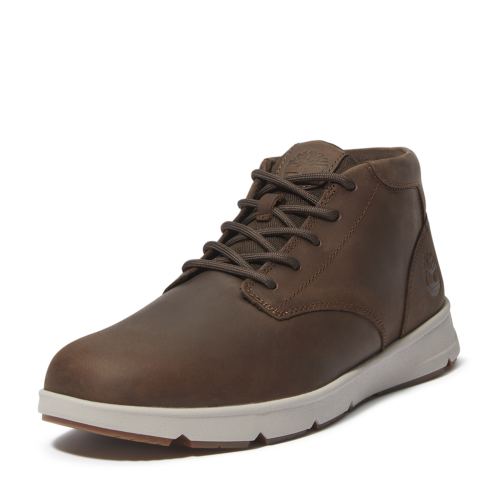 TIMBERLAND</br>Timberland Parker Street Mid Lace A6C7T-W01 Ανδρικά Μποτάκια Καφέ Δέρμα
