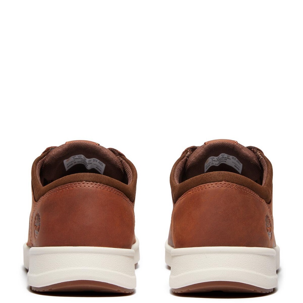 TIMBERLAND</br>Timberland Parker Street Low Lace Sneaker A6C8E-EM6 Ανδρικά Δετά Παπούτσια Ταμπά Δέρμα