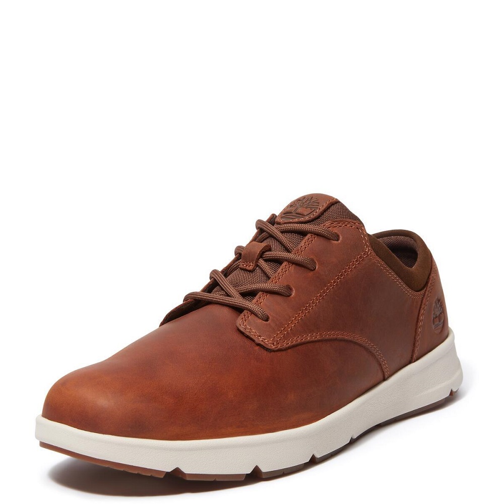 TIMBERLAND</br>Timberland Parker Street Low Lace Sneaker A6C8E-EM6 Ανδρικά Δετά Παπούτσια Ταμπά Δέρμα