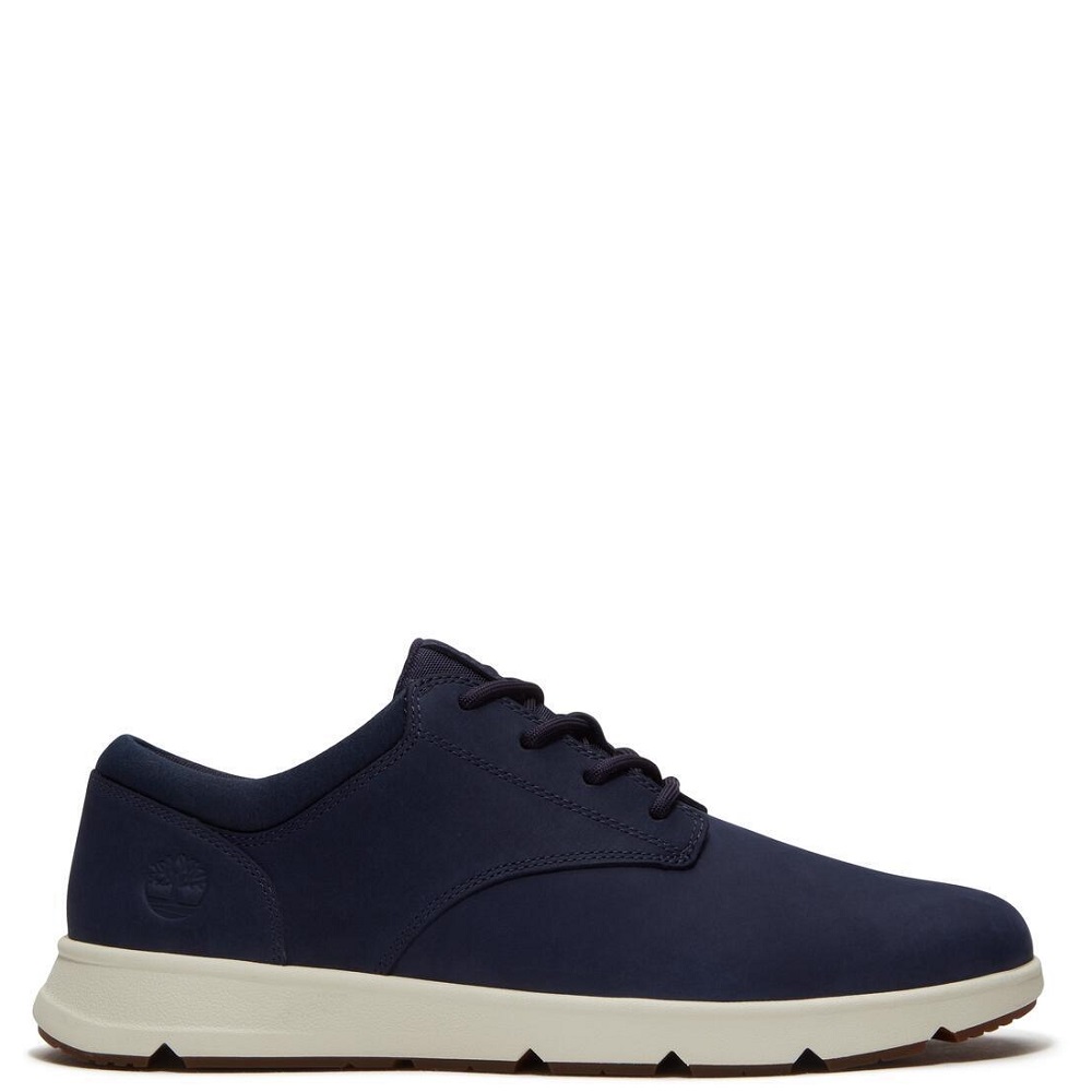 TIMBERLAND</br>Timberland Parker Street Low Lace Sneaker A6C8E-EP2 Ανδρικά Δετά Παπούτσια Μπλε Nubuck Δέρμα