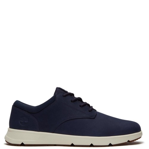 Timberland Parker Street Low Lace Sneaker A6C8E-EP2 Ανδρικά Δετά Παπούτσια Μπλε Nubuck Δέρμα
