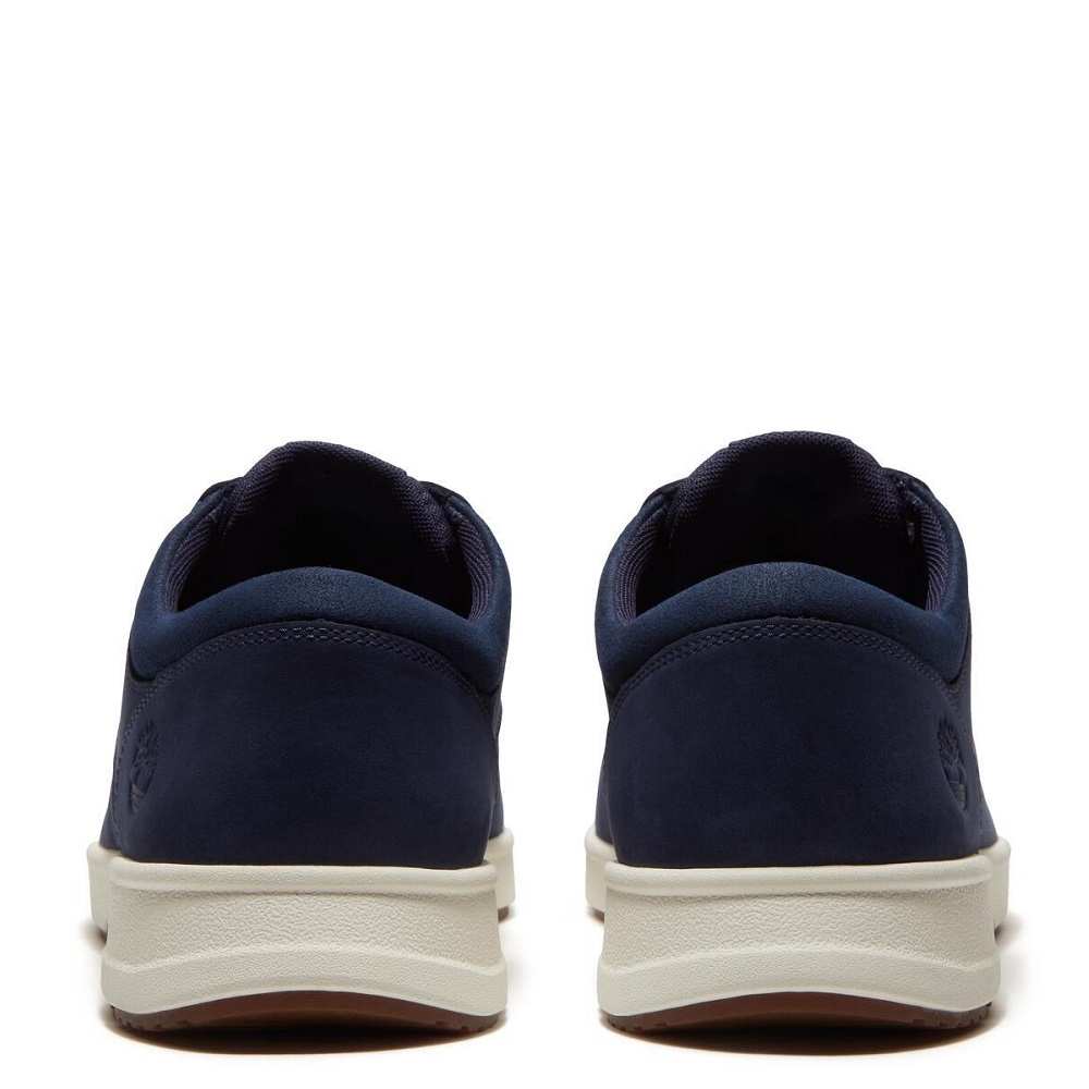 TIMBERLAND</br>Timberland Parker Street Low Lace Sneaker A6C8E-EP2 Ανδρικά Δετά Παπούτσια Μπλε Nubuck Δέρμα
