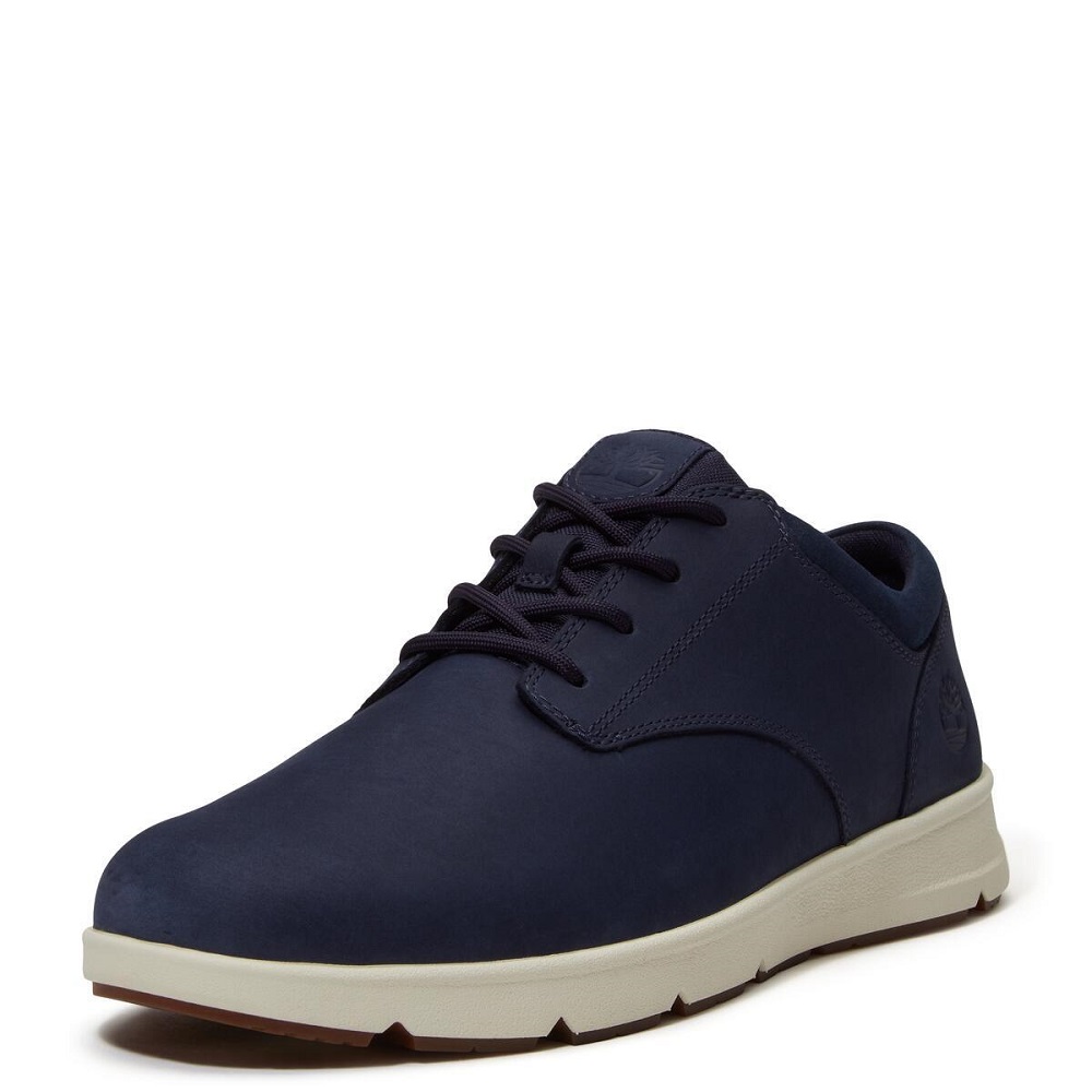 TIMBERLAND</br>Timberland Parker Street Low Lace Sneaker A6C8E-EP2 Ανδρικά Δετά Παπούτσια Μπλε Nubuck Δέρμα