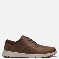 TIMBERLAND</br>Timberland Parker Street Low Lace Sneaker A6C8E-W01 Ανδρικά Δετά Παπούτσια Καφέ Δέρμα