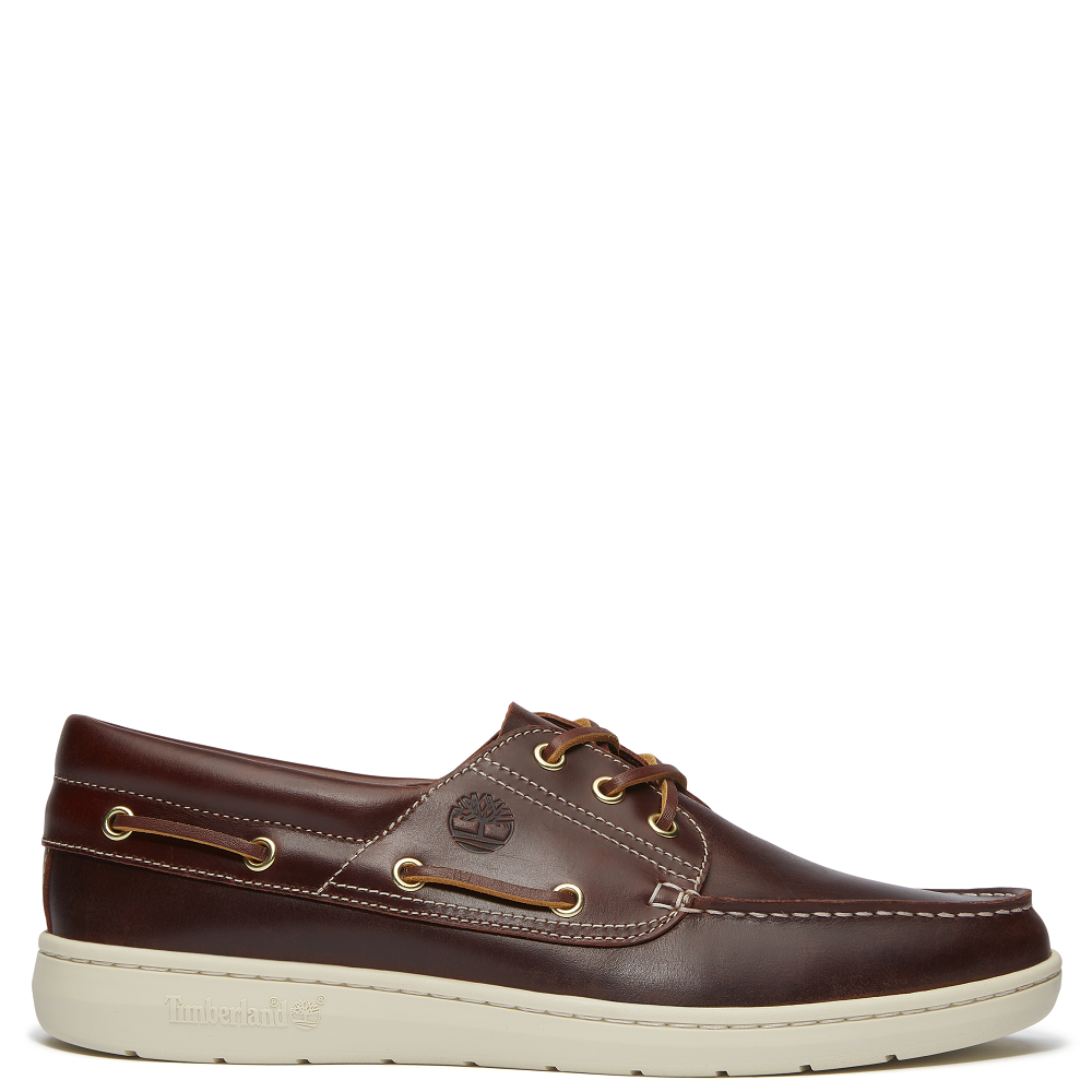 TIMBERLAND</br>Timberland Portofino Pier Boat-shoe A6CXM-EIW Ανδρικά Boat-shoes/Ιστιοπλοϊκά Καφέ Δέρμα