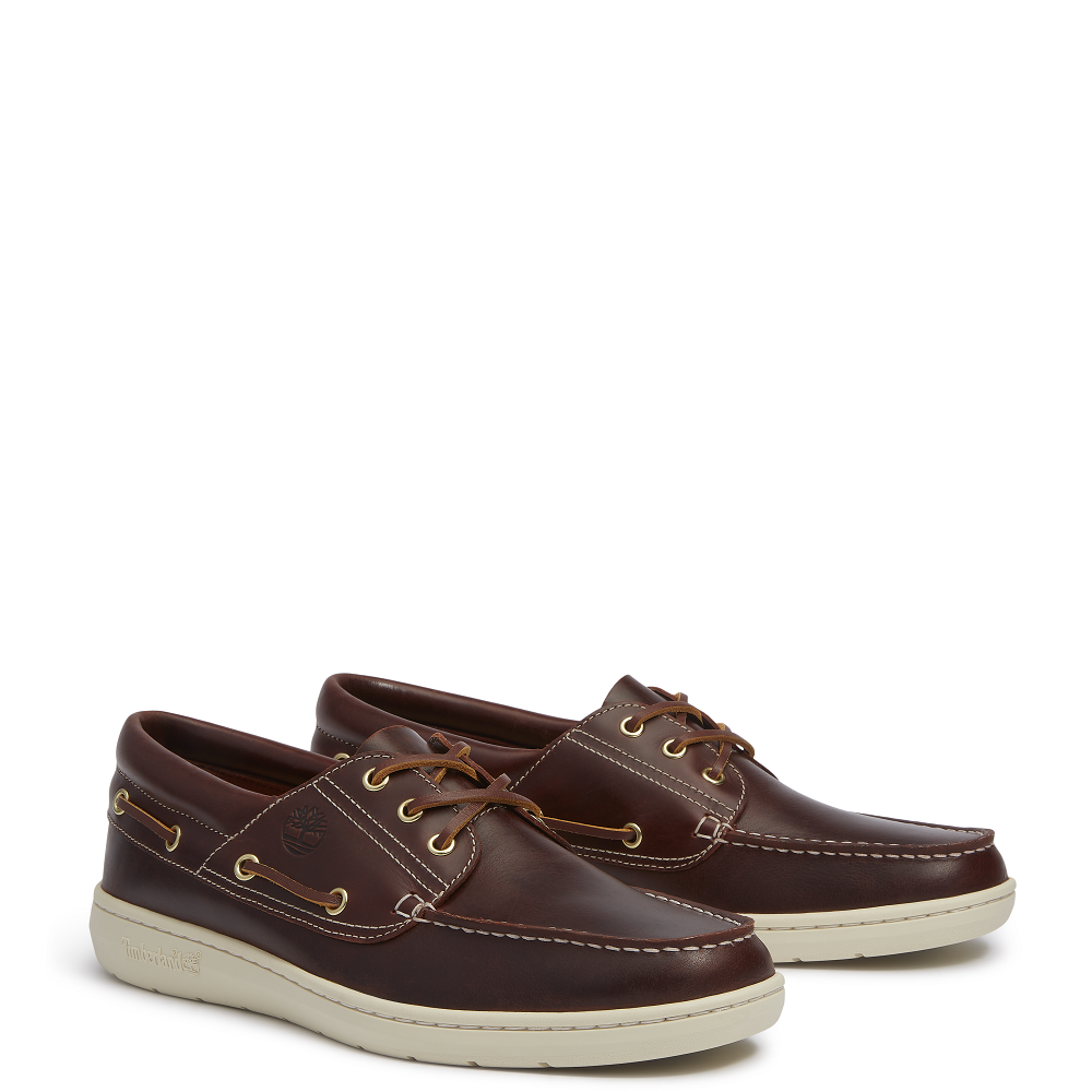 TIMBERLAND</br>Timberland Portofino Pier Boat-shoe A6CXM-EIW Ανδρικά Boat-shoes/Ιστιοπλοϊκά Καφέ Δέρμα