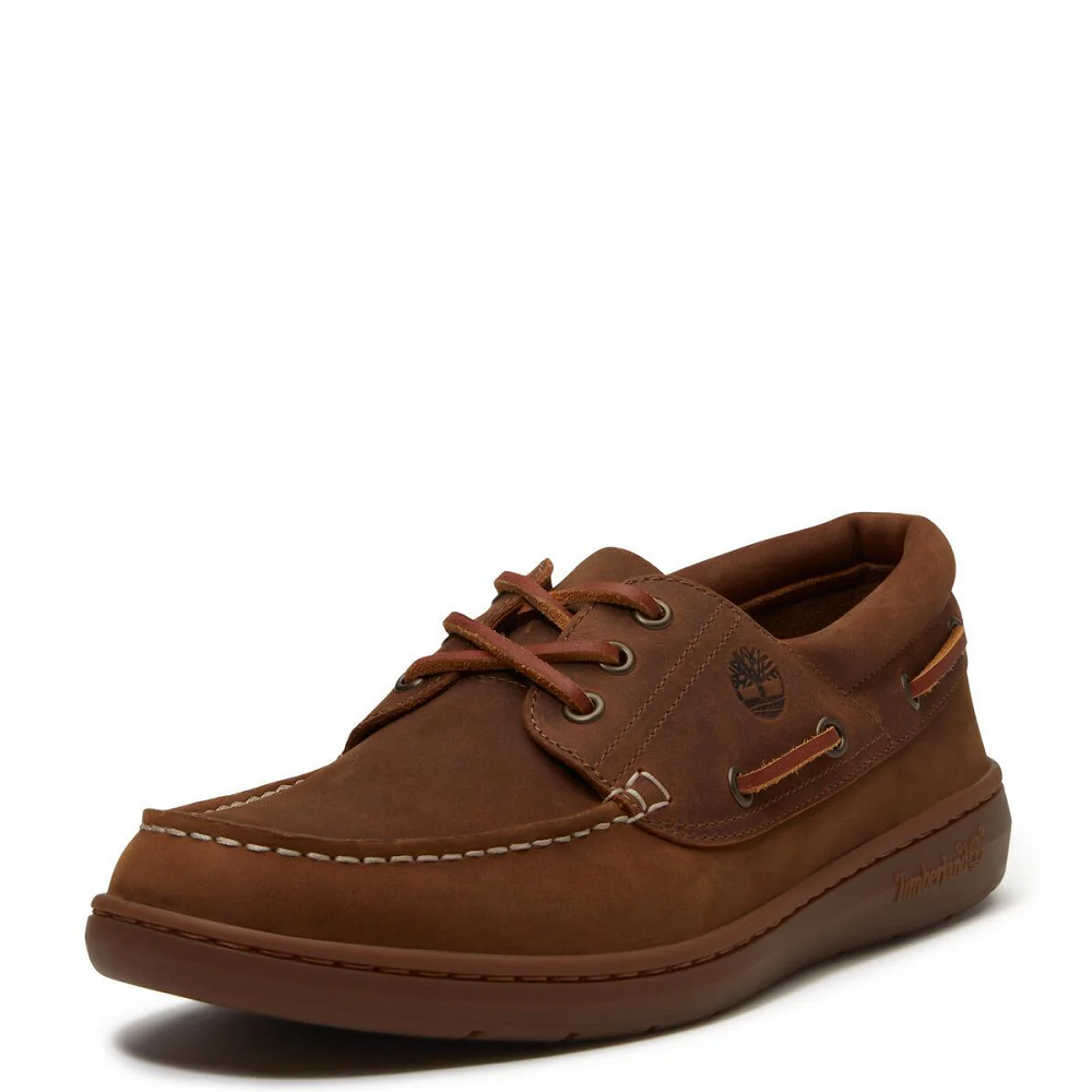 TIMBERLAND</br>Timberland Portofino Pier Boat-shoe A6CXM-EN4 Ανδρικά Boat-shoes/Ιστιοπλοϊκά Καφέ Δέρμα
