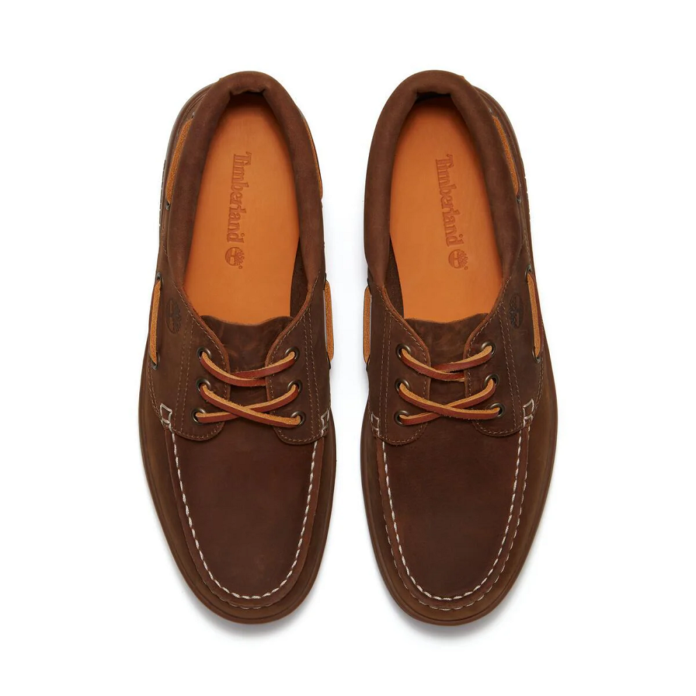 TIMBERLAND</br>Timberland Portofino Pier Boat-shoe A6CXM-EN4 Ανδρικά Boat-shoes/Ιστιοπλοϊκά Καφέ Δέρμα