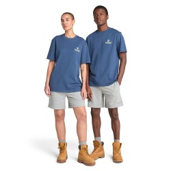 Ανδρικό T-shirt Ραφ SS All Gender Illustrated Tree Logo Back Graphic Authentic Tee A6DG5-288 Timberland