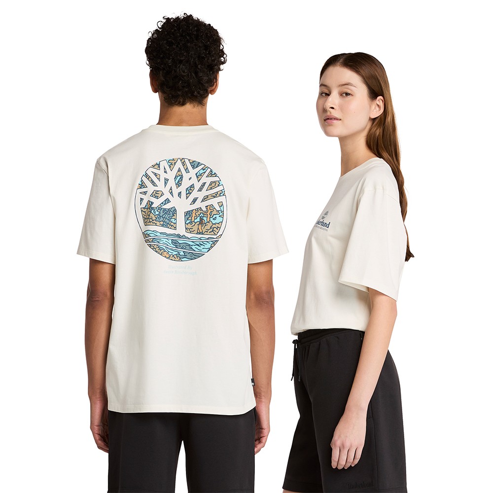 TIMBERLAND</br>Ανδρικό T-shirt Εκρού SS All Gender Illustrated Tree Logo Back Graphic Authentic Tee A6DG5-CM9 Timberland TIMBERLAND</br>Ανδρικό T-shirt Εκρού SS All Gender Illustrated Tree Logo Back Graphic Authentic Tee A6DG5-CM9 Timberland