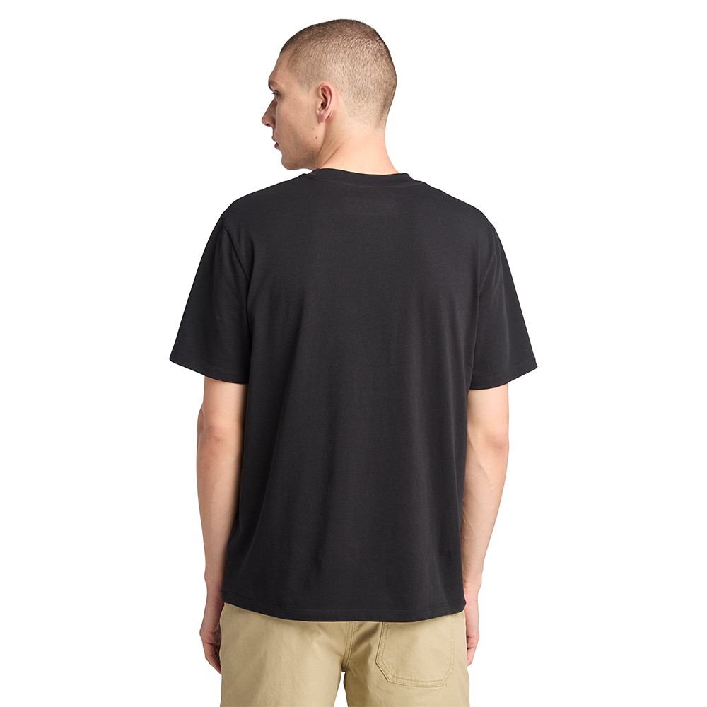 TIMBERLAND</br>Ανδρικό T-shirt Μαύρο SS Front Seasonal Stack Logo Authentic Tee A6DHD-001 Timberland TIMBERLAND</br>Ανδρικό T-shirt Μαύρο SS Front Seasonal Stack Logo Authentic Tee A6DHD-001 Timberland