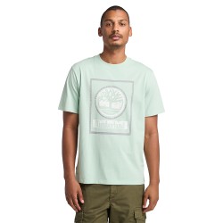 Ανδρικό T-shirt Βεραμάν SS Front Seasonal Stack Logo Authentic Tee A6DHD-ENE Timberland