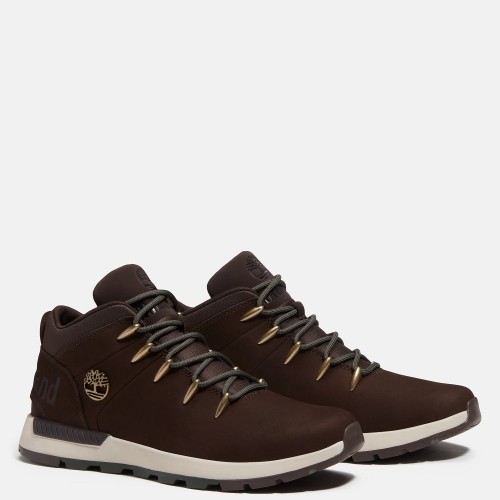 Timberland A6DQD-A2M Ανδρικά Μποτάκια Καφέ Δέρμα Nubuck