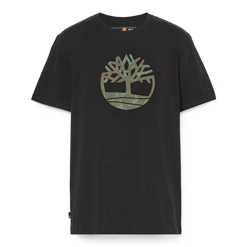 TIMBERLAND</br>Ανδρικό T-shirt Μαύρο SS Camo Tree Logo Regular Tee A6DTS-001 Timberland TIMBERLAND</br>Ανδρικό T-shirt Μαύρο SS Camo Tree Logo Regular Tee A6DTS-001 Timberland