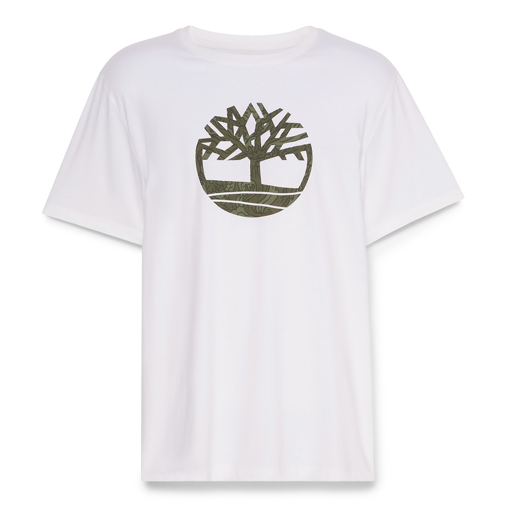 TIMBERLAND</br>Ανδρικό T-shirt Λευκό SS Camo Tree Logo Regular Tee A6DTS-100 Timberland TIMBERLAND</br>Ανδρικό T-shirt Λευκό SS Camo Tree Logo Regular Tee A6DTS-100 Timberland