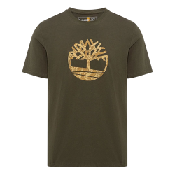 Ανδρικό T-shirt Χακί SS Camo Tree Logo Regular Tee A6DTS-A58 Timberland