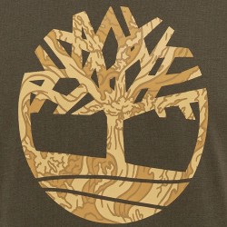 Ανδρικό T-shirt Χακί SS Camo Tree Logo Regular Tee A6DTS-A58 Timberland