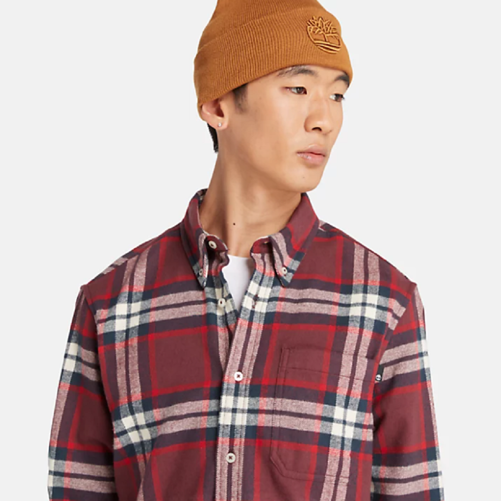 TIMBERLAND</br>Ανδρικό Πουκάμισο Μπορντώ/Κόκκινο/Λευκό Καρό LS Heavy Checked Flannel Plaid Shirt Regular A6GKH-J60 Timberland TIMBERLAND</br>Ανδρικό Πουκάμισο Μπορντώ/Κόκκινο/Λευκό Καρό LS Heavy Checked Flannel Plaid Shirt Regular A6GKH-J60 Timberland