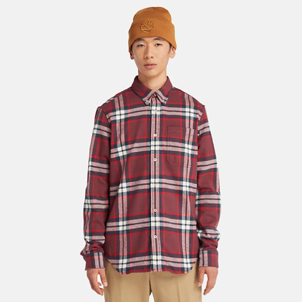 TIMBERLAND</br>Ανδρικό Πουκάμισο Μπορντώ/Κόκκινο/Λευκό Καρό LS Heavy Checked Flannel Plaid Shirt Regular A6GKH-J60 Timberland TIMBERLAND</br>Ανδρικό Πουκάμισο Μπορντώ/Κόκκινο/Λευκό Καρό LS Heavy Checked Flannel Plaid Shirt Regular A6GKH-J60 Timberland