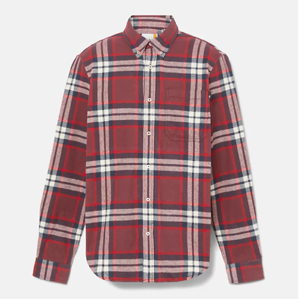 TIMBERLAND</br>Ανδρικό Πουκάμισο Μπορντώ/Κόκκινο/Λευκό Καρό LS Heavy Checked Flannel Plaid Shirt Regular A6GKH-J60 Timberland TIMBERLAND</br>Ανδρικό Πουκάμισο Μπορντώ/Κόκκινο/Λευκό Καρό LS Heavy Checked Flannel Plaid Shirt Regular A6GKH-J60 Timberland