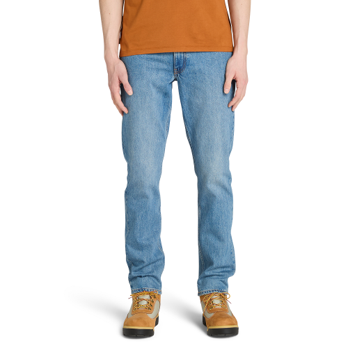 Timberland Sandown Denim Slim A6GKK-BQ8 Ανδρικό Τζιν Παντελόνι Μπλε