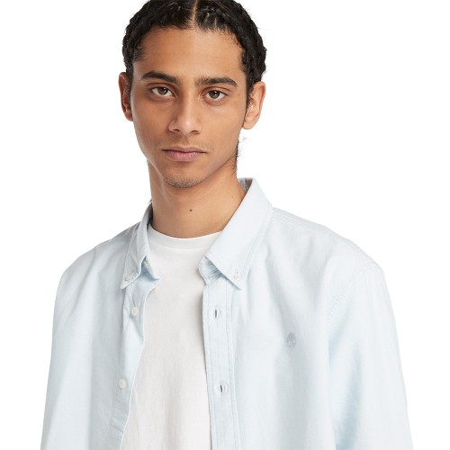 Ανδρικό Πουκάμισο Σιέλ LS Oxford Shirt Regular A6GP1-B02 Timberland