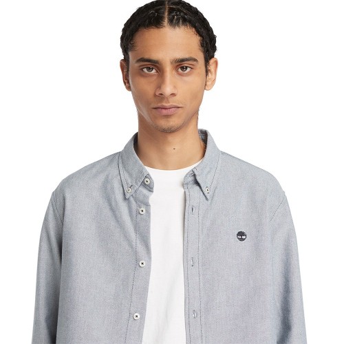 Ανδρικό Πουκάμισο Μπλε LS Oxford Shirt Regular A6GP1-B68 Timberland