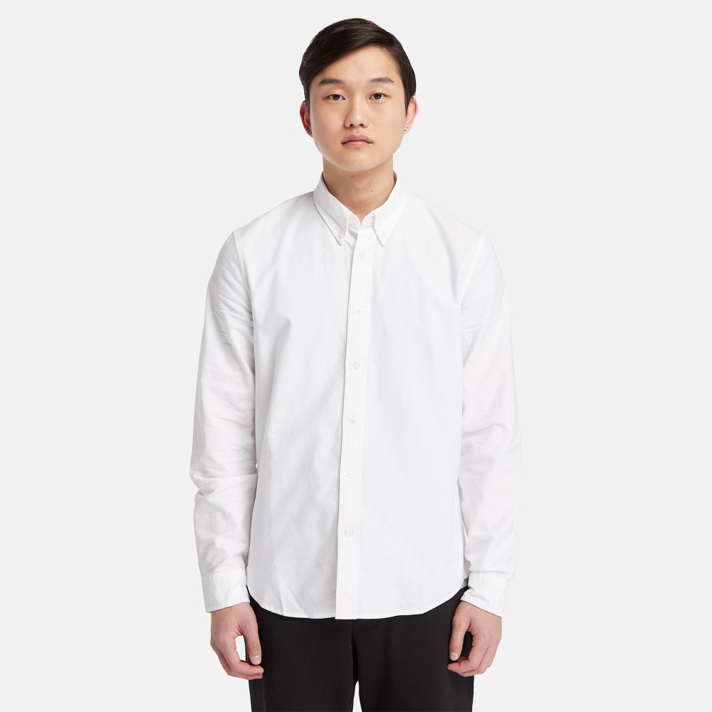 TIMBERLAND</br>Ανδρικό Πουκάμισο Λευκό LS Oxford Shirt Regular A6GPN-A94 Timberland TIMBERLAND</br>Ανδρικό Πουκάμισο Λευκό LS Oxford Shirt Regular A6GPN-A94 Timberland