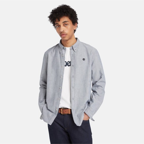 Ανδρικό Πουκάμισο Μπλε LS Oxford Shirt Regular A6GPN-B68 Timberland