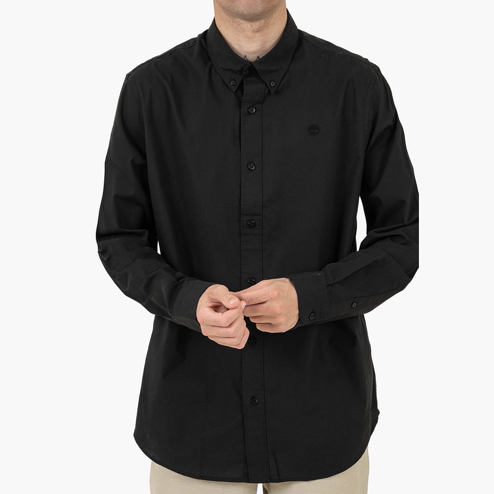 TIMBERLAND</br>Timberland LS Solid Poplin Shirt Regular A6GRH-001 Ανδρικό Πουκάμισο Μαύρο TIMBERLAND</br>Timberland LS Solid Poplin Shirt Regular A6GRH-001 Ανδρικό Πουκάμισο Μαύρο