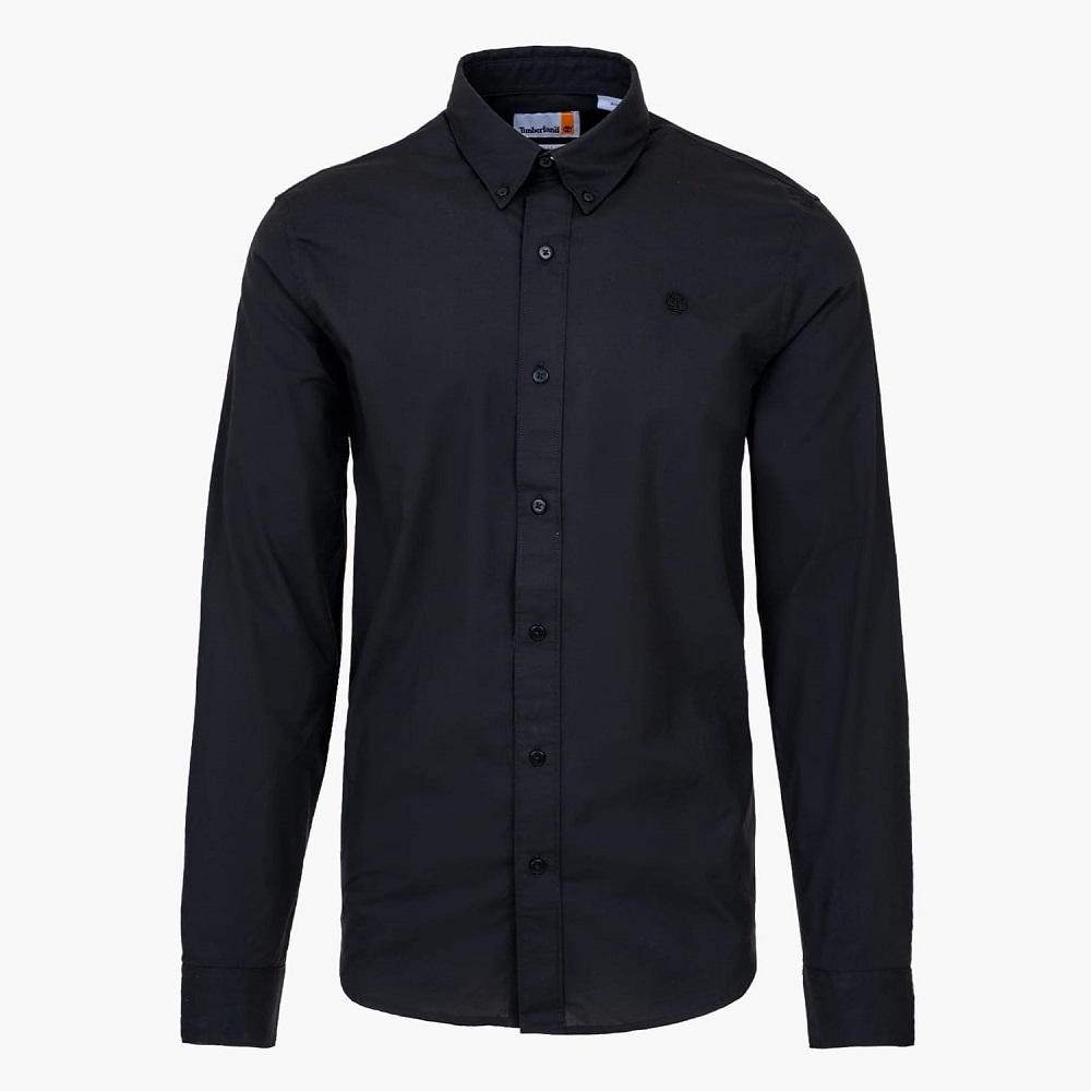 TIMBERLAND</br>Timberland LS Solid Poplin Shirt Regular A6GRH-001 Ανδρικό Πουκάμισο Μαύρο TIMBERLAND</br>Timberland LS Solid Poplin Shirt Regular A6GRH-001 Ανδρικό Πουκάμισο Μαύρο